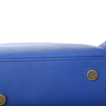 Saint Laurent Calfskin Monogram Baby Cabas Blue Majorelle 17 of 21