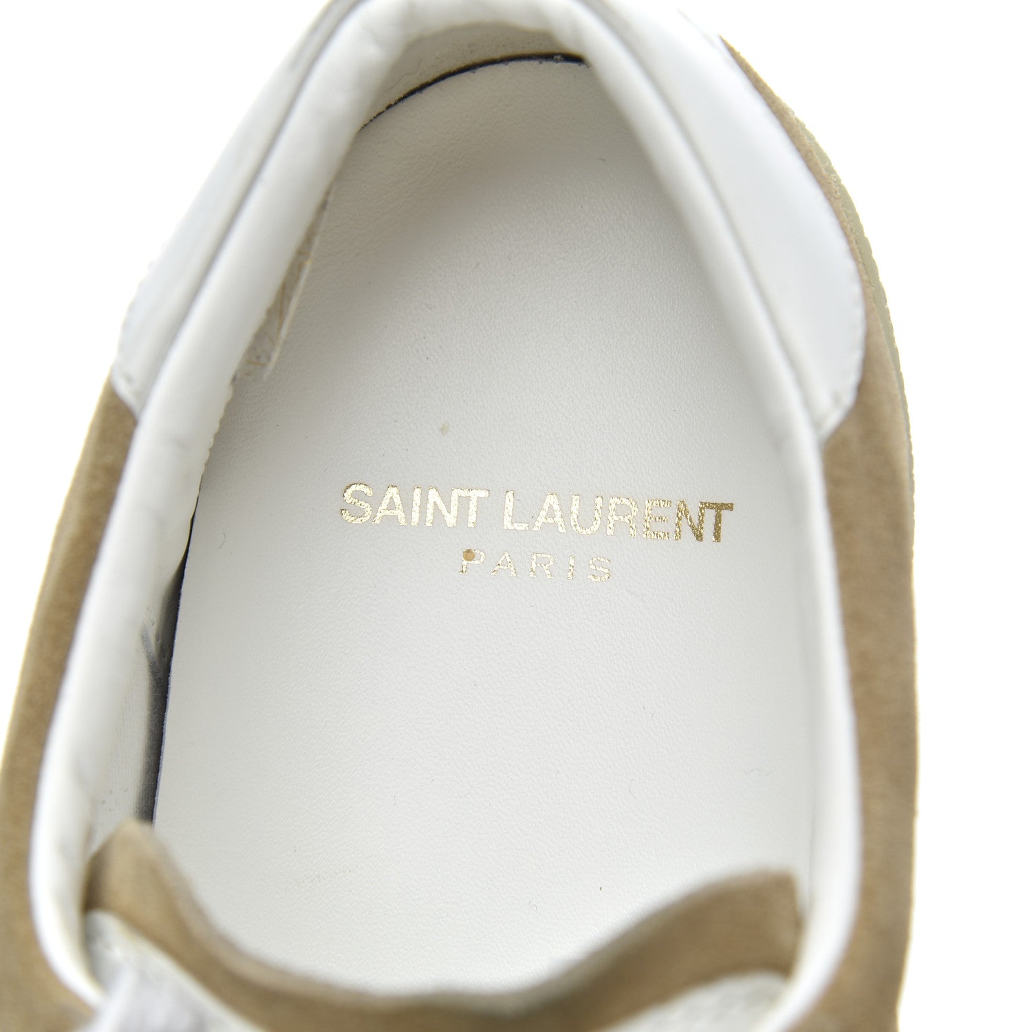 Saint Laurent Distressed Suede Womens Court Classic Sneakers 38 Desert 6 of 22
