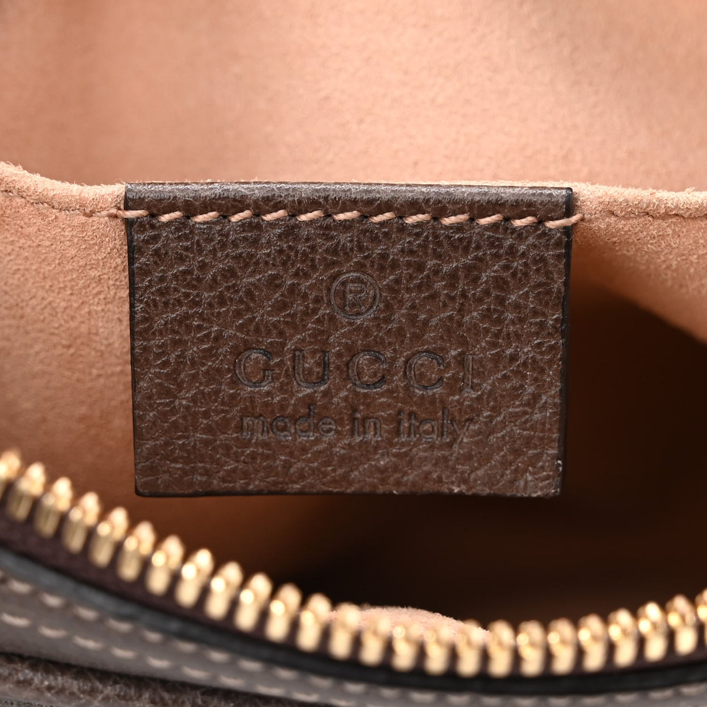 GG Supreme Monogram Web Small Ophidia Belt Bag 75 30 Dark Brown