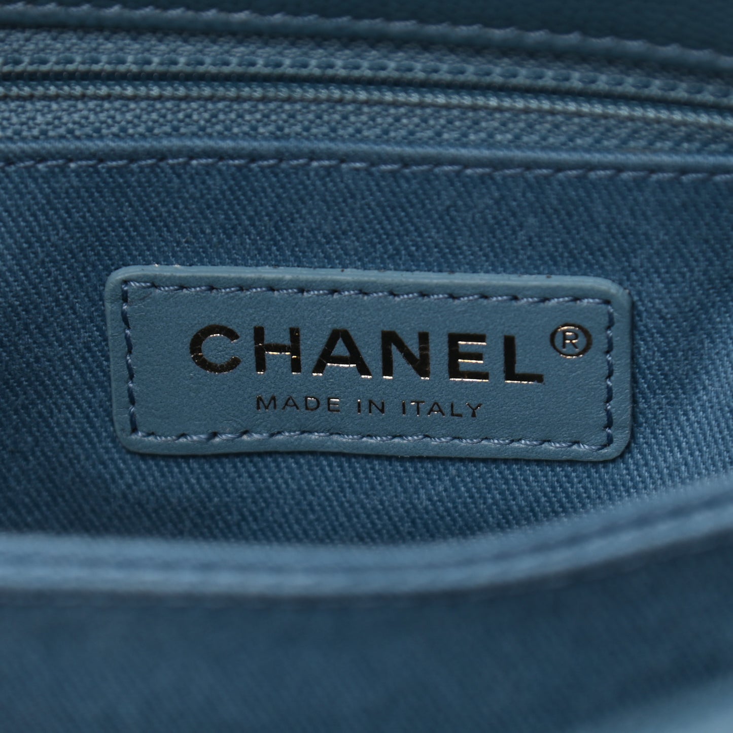 Caviar Quilted Mini Coco Handle Flap Blue