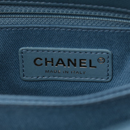 Chanel Caviar Quilted Mini Coco Handle Flap Blue 5 of 10