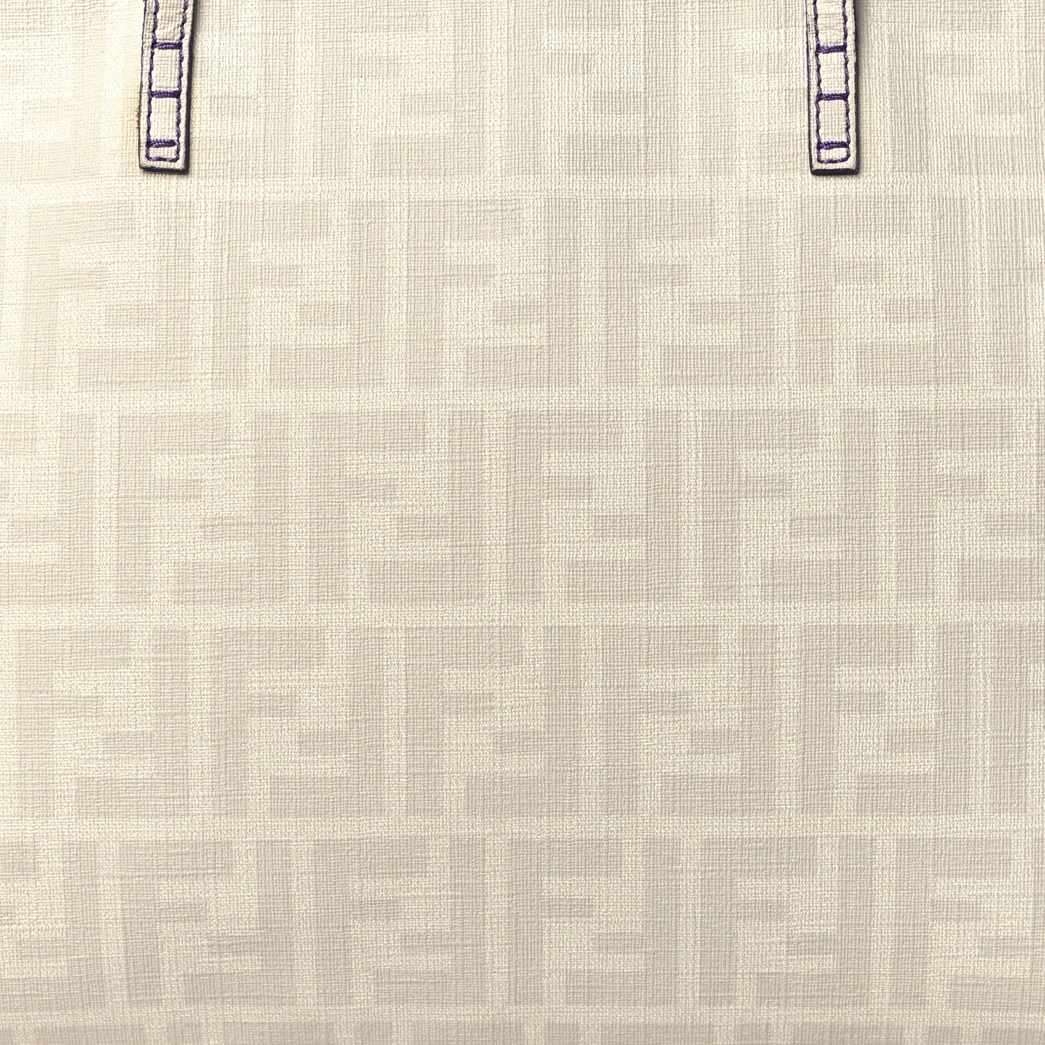 Fendi Zucca Spalmati Small Roll Tote White 7 of 9