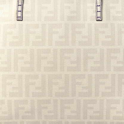 Fendi Zucca Spalmati Small Roll Tote White 7 of 9