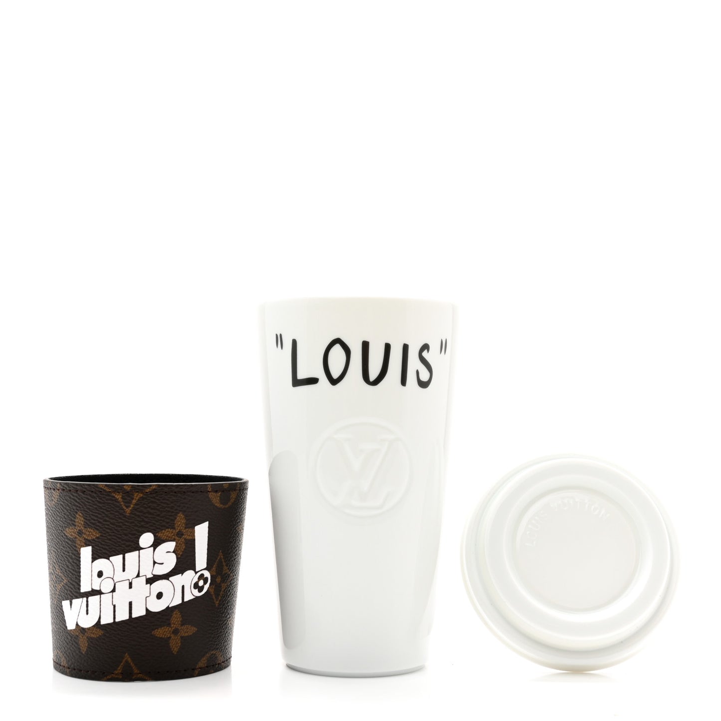 Calfskin Monogram Louis LV Cup