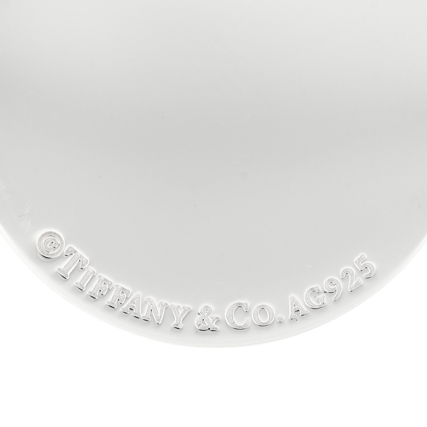 Tiffany Sterling Silver Love Bugs Round Tag Charm 4 of 5