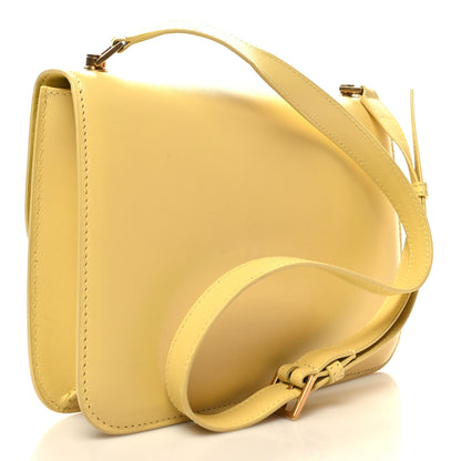 Saint Laurent Smooth Calfskin Carre Satchel Paille 3 of 11