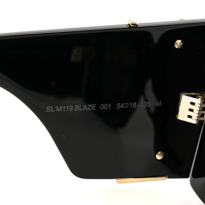Saint Laurent Acetate Blaze Sunglasses SL M119 Black 5 of 7