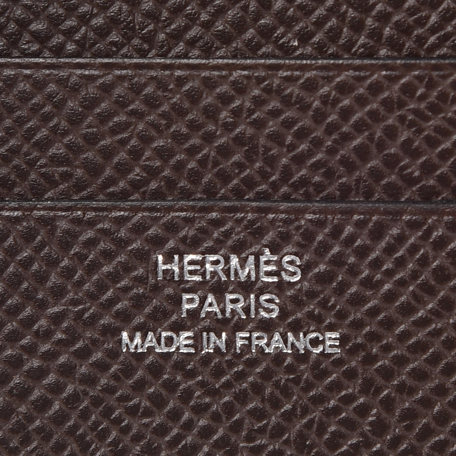Hermes Epsom MC2 Copernic Compact Wallet Chocolate 6 of 8