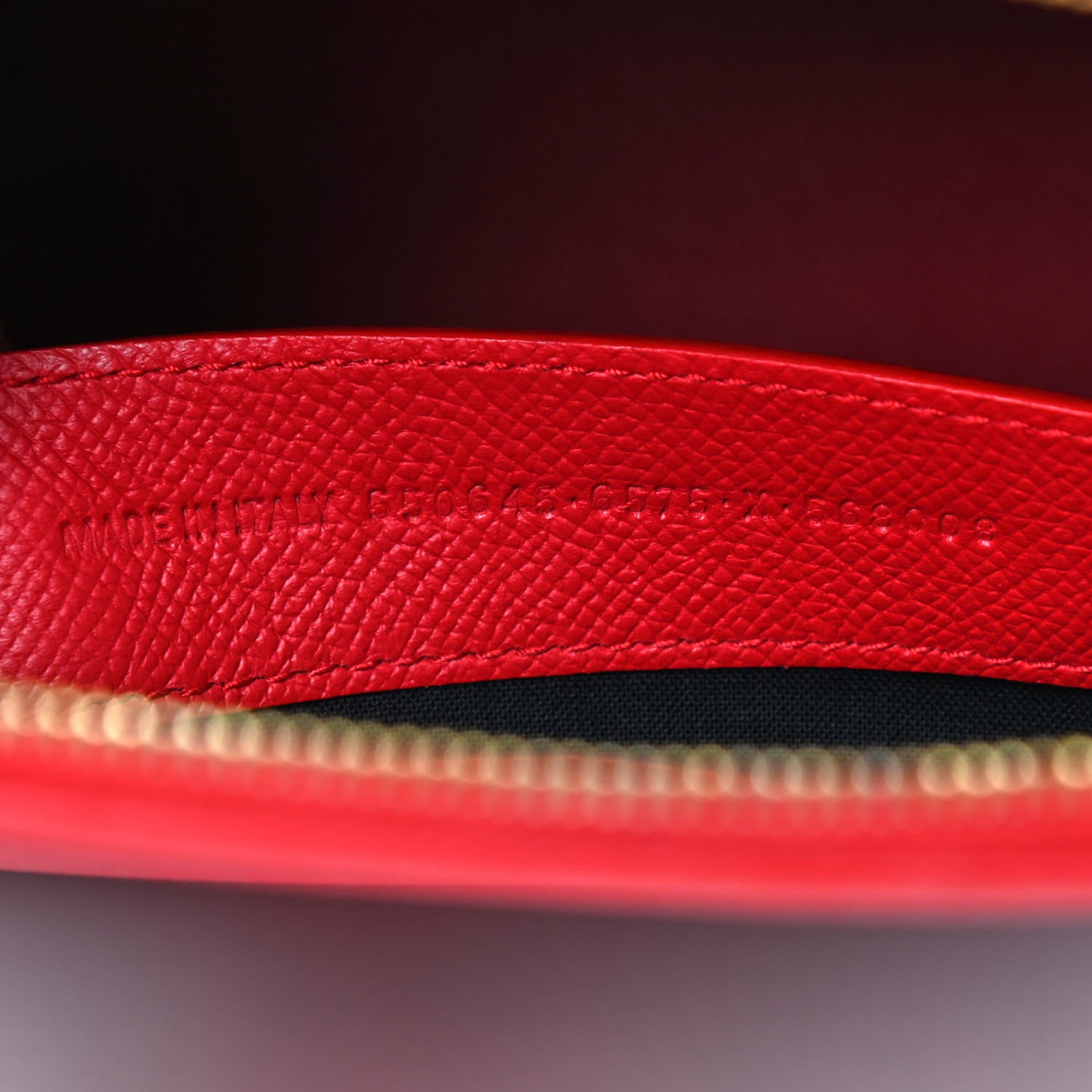 Balenciaga Signature Grained Calfskin Logo S Ville Top Handle Bag Rouge Lantern Black 8 of 13
