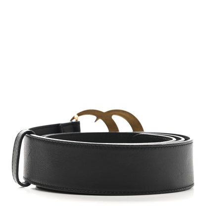 Gucci Calfskin Double G 40mm Belt 95 38 Black 2 of 12