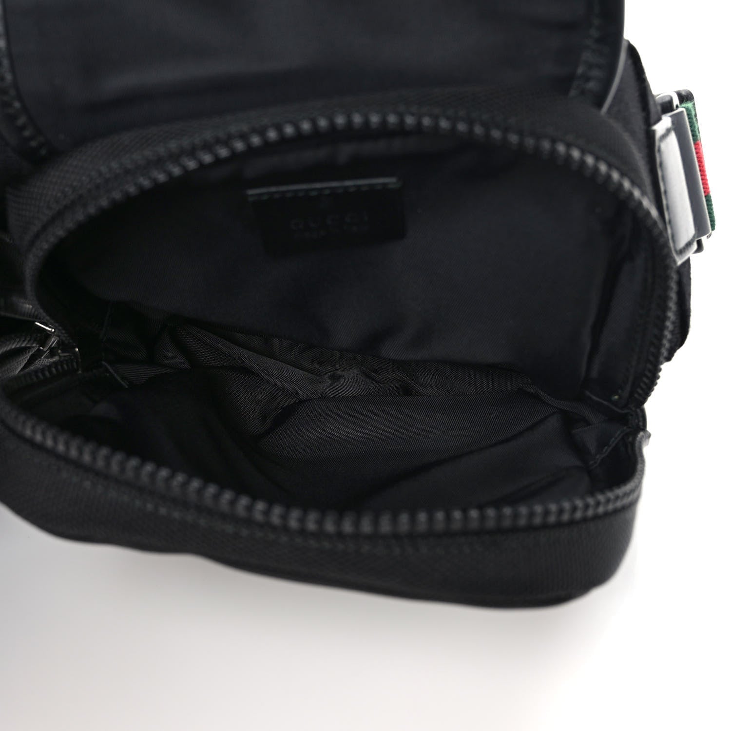 Gucci Techno Canvas Web Band Belt Bag Black 5 of 10