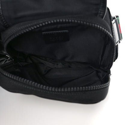 Gucci Techno Canvas Web Band Belt Bag Black 5 of 10