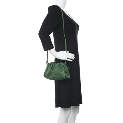 Mansur Gavriel Lambskin Mini Cloud Clutch Green 2 of 9