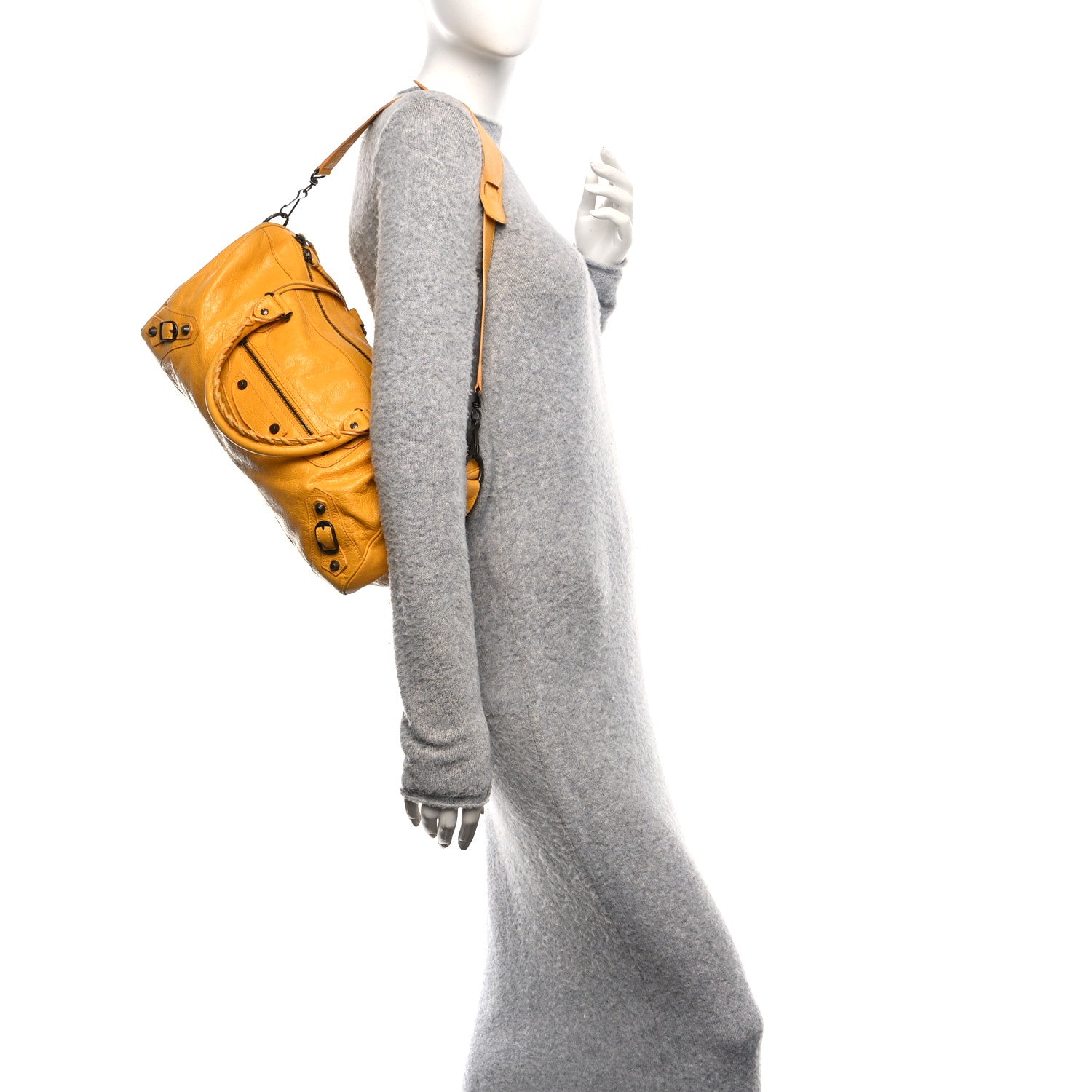 Balenciaga Agneau Classic Hardware Twiggy Mangue 2 of 15