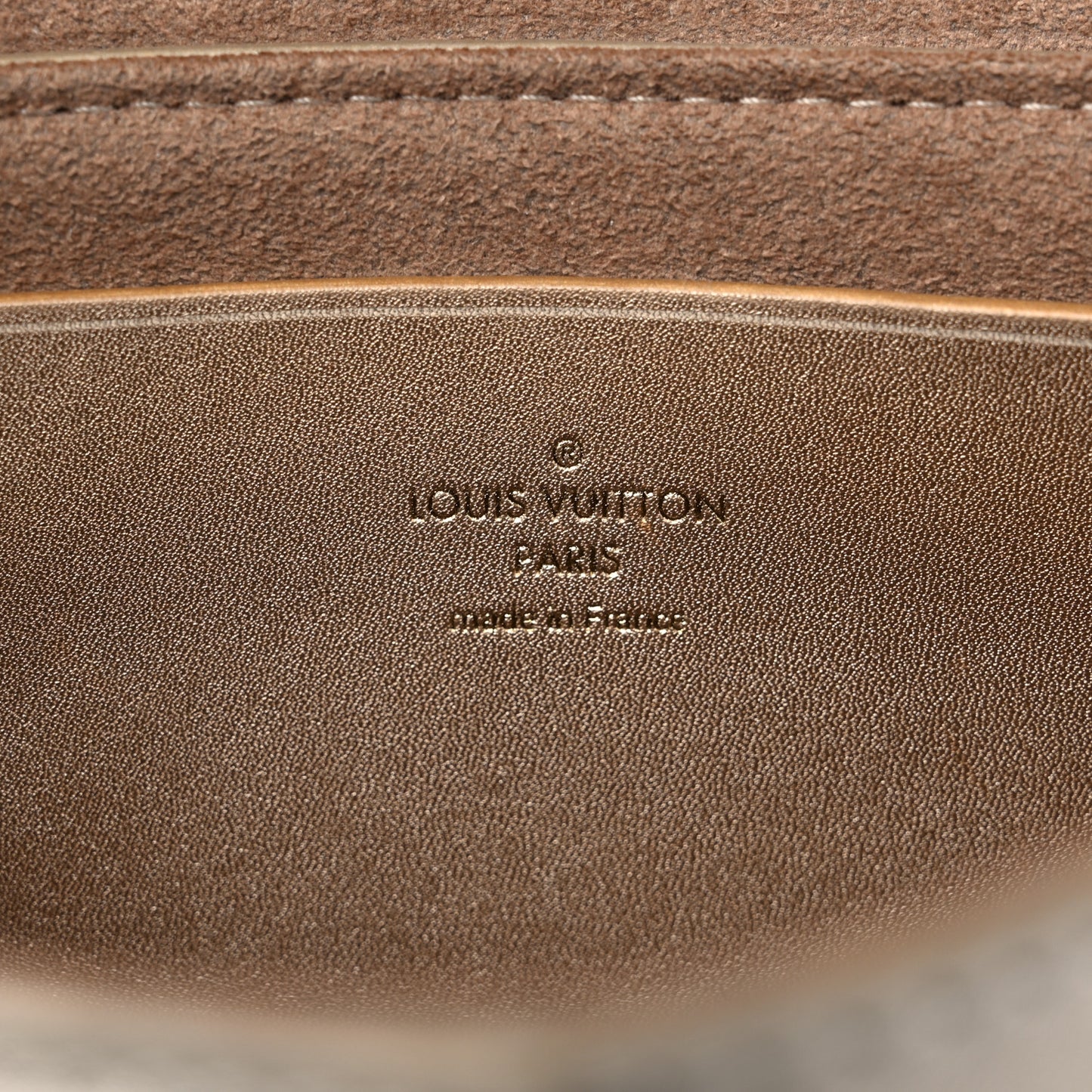 Metallic Calfskin Love Note Gold Silver