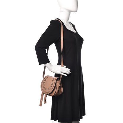 Chloe Calfskin Mini Marcie Round Crossbody Bag Nude 2 of 22