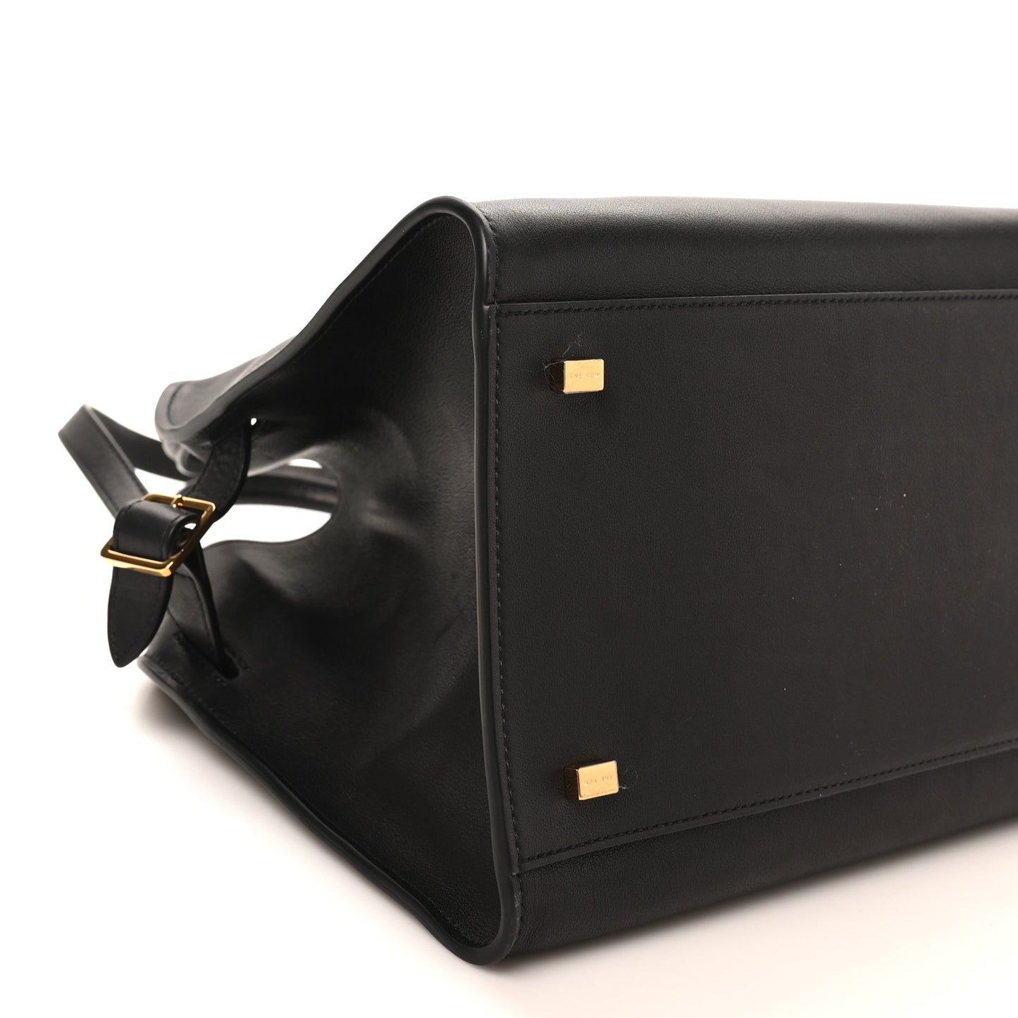 Polished Saddle Calfskin Soft Margaux 12 Black