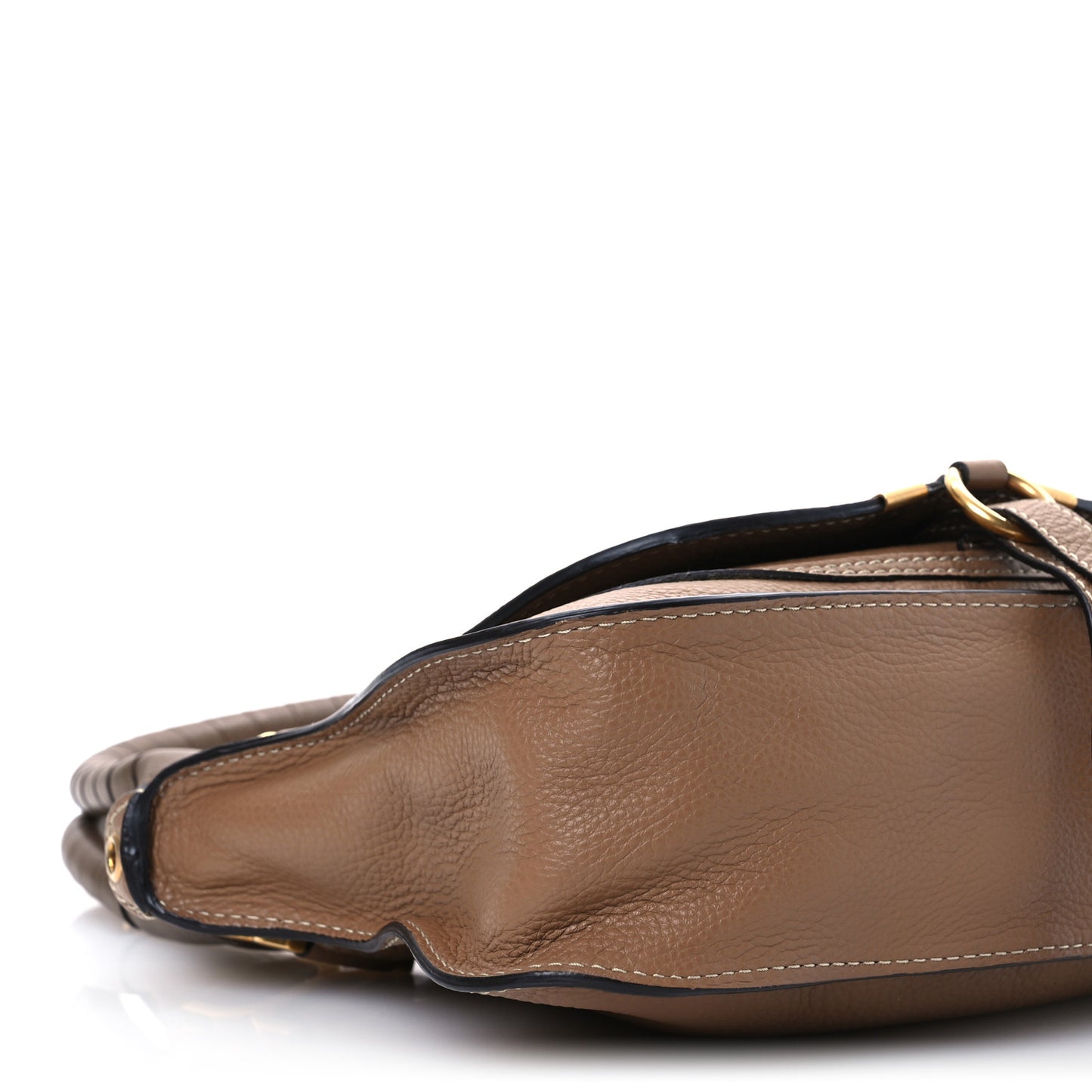 Calfskin Small Marcie Satchel Tan