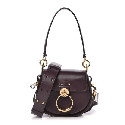 Chloe Calfskin Small Tess Bag Black Raisin 1 of 9