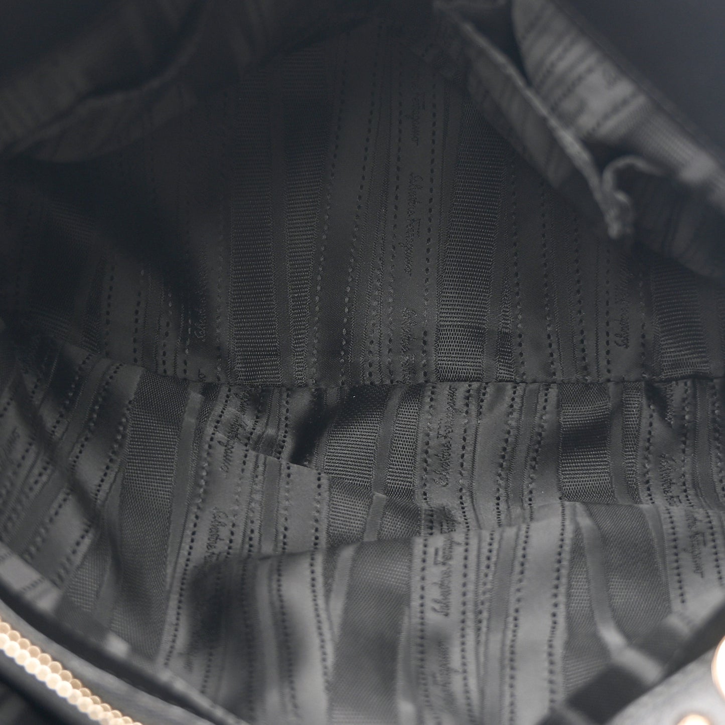 Calfskin Gancini Tote Bag Black