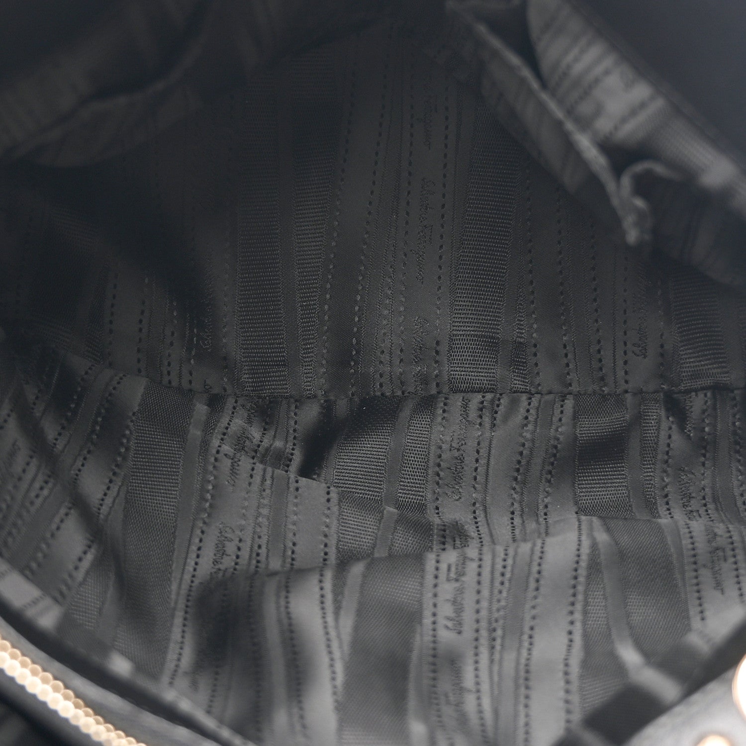 Salvatore Ferragamo Calfskin Gancini Tote Bag Black 5 of 10