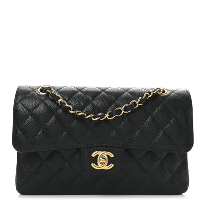 Chanel Caviar Quilted Small Double Flap Black 1 of 10