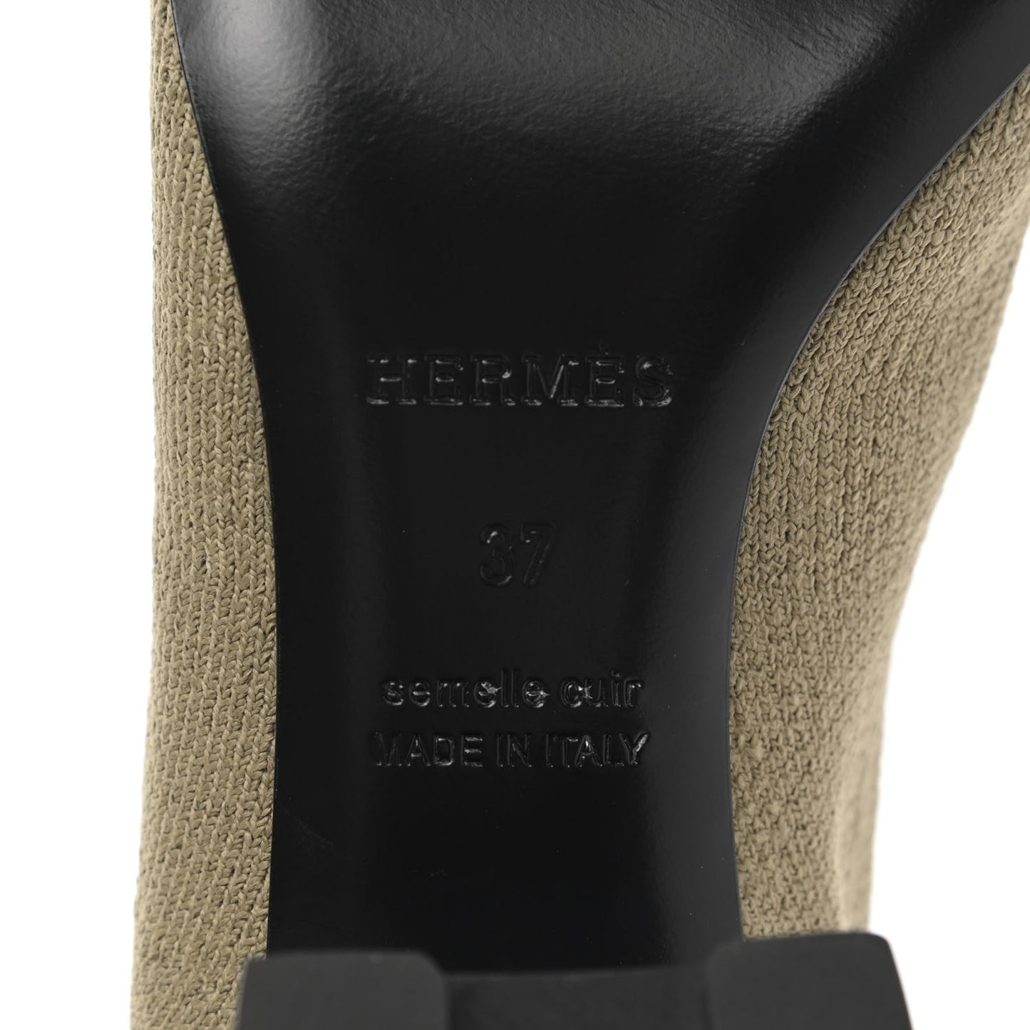Knit Calfskin Volver 60 Ankle Boots 37 Vert Sapin
