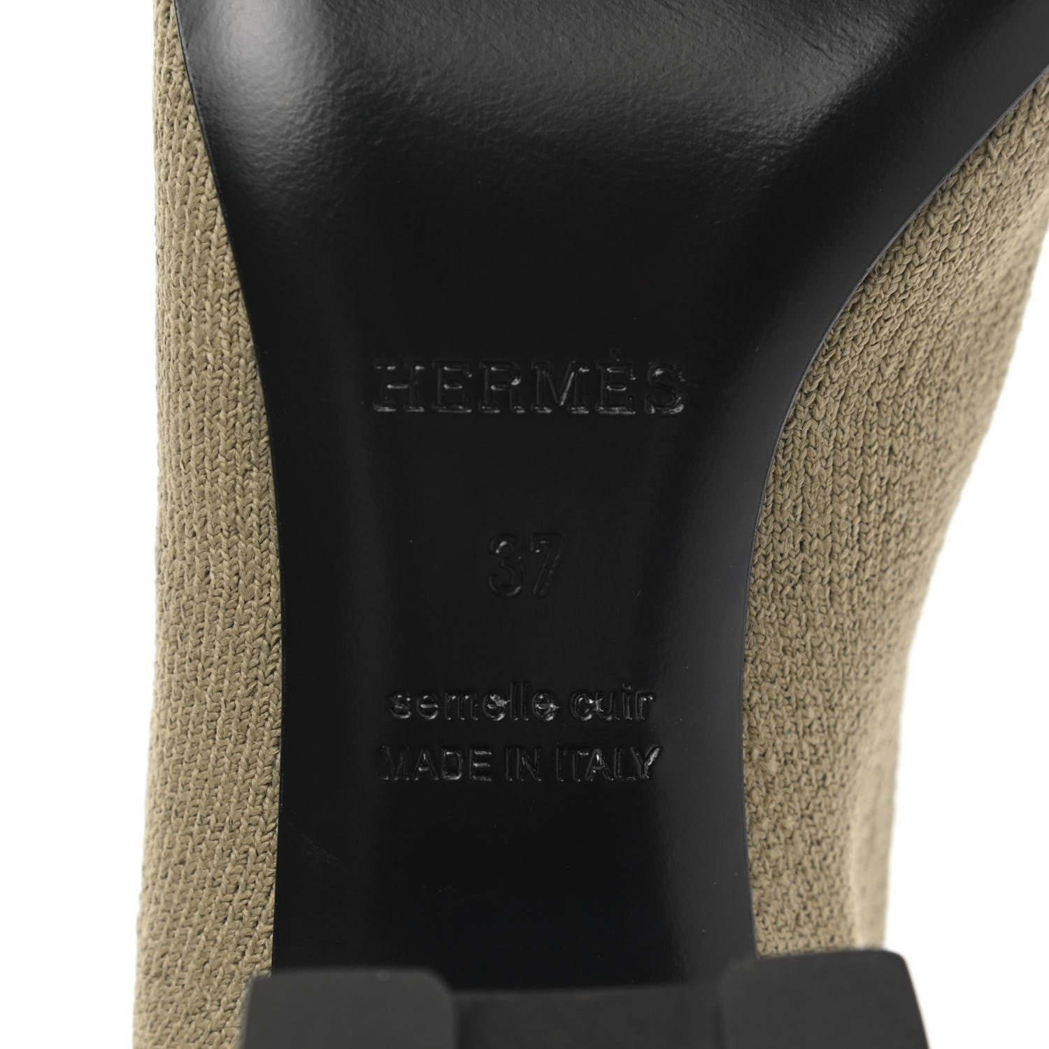 Hermes Knit Calfskin Volver 60 Ankle Boots 37 Vert Sapin 6 of 8