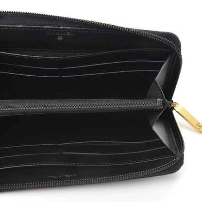 Chanel Caviar Large Timeless CC Zip Around Wallet Black 4 of 11