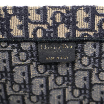 Christian Dior Oblique Large Book Tote Blue Multicolor 6 of 12