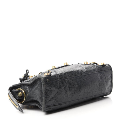 Balenciaga Agneau Giant 12 Gold Hardware Mini City Anthracite 4 of 14