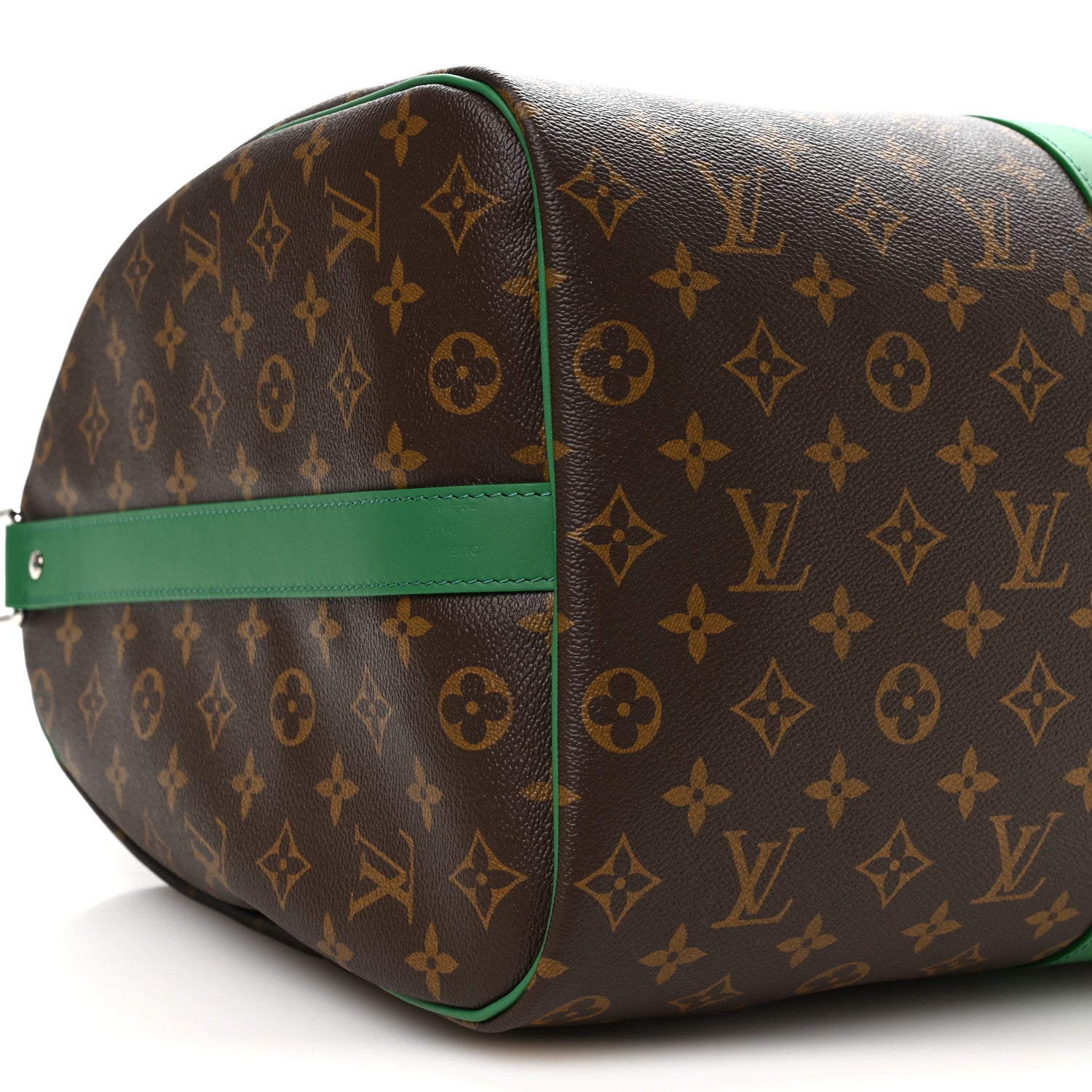 Louis Vuitton Monogram Macassar LV Colormania Keepall Bandouliere 50 Green 7 of 8