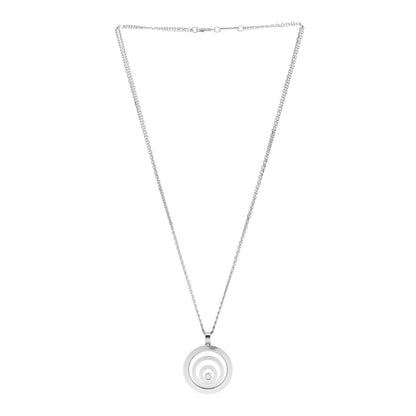 Chopard 18K White Gold Diamond Happy Spirit Pendant Necklace 4 of 8