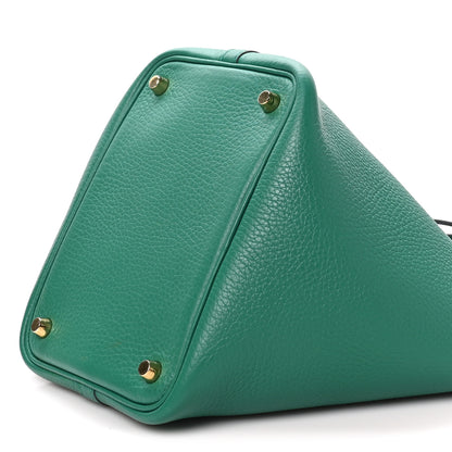 Hermes Taurillon Clemence Picotin Lock 18 PM Vert Jade Vert Jade 10 of 10