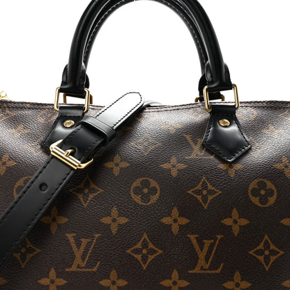 Louis Vuitton Monogram My World Tour Speedy Bandouliere 30 Black 8 of 10