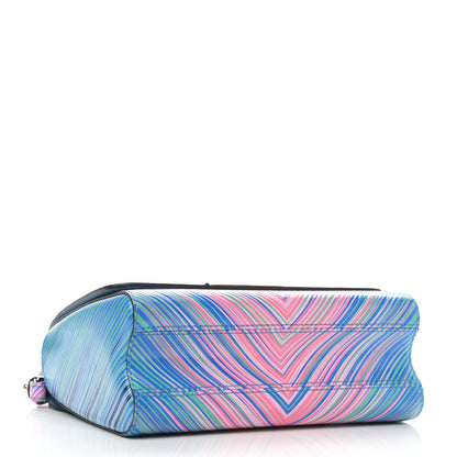 Louis Vuitton Epi Tropical Twist Shoulder Bag MM Blue Rose 3 of 8