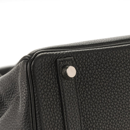 Hermes Taurillon Clemence Birkin 30 Black 11 of 28