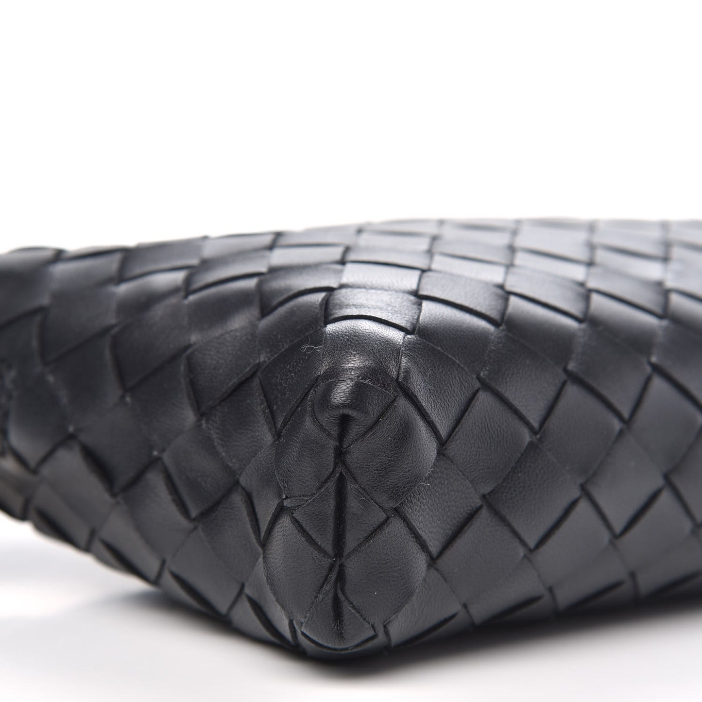 Nappa Intrecciato Crossbody Black