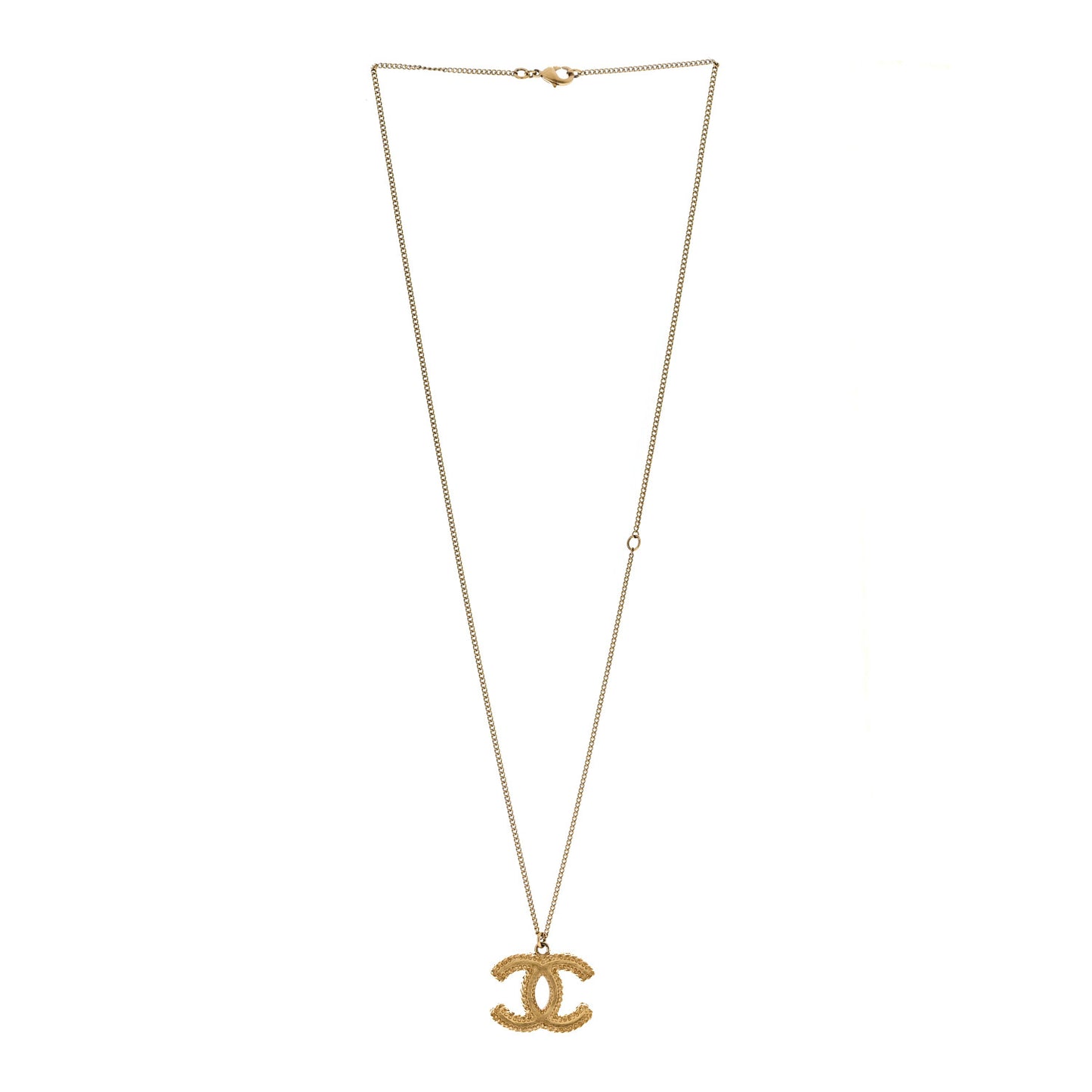 CC Necklace Matte Gold
