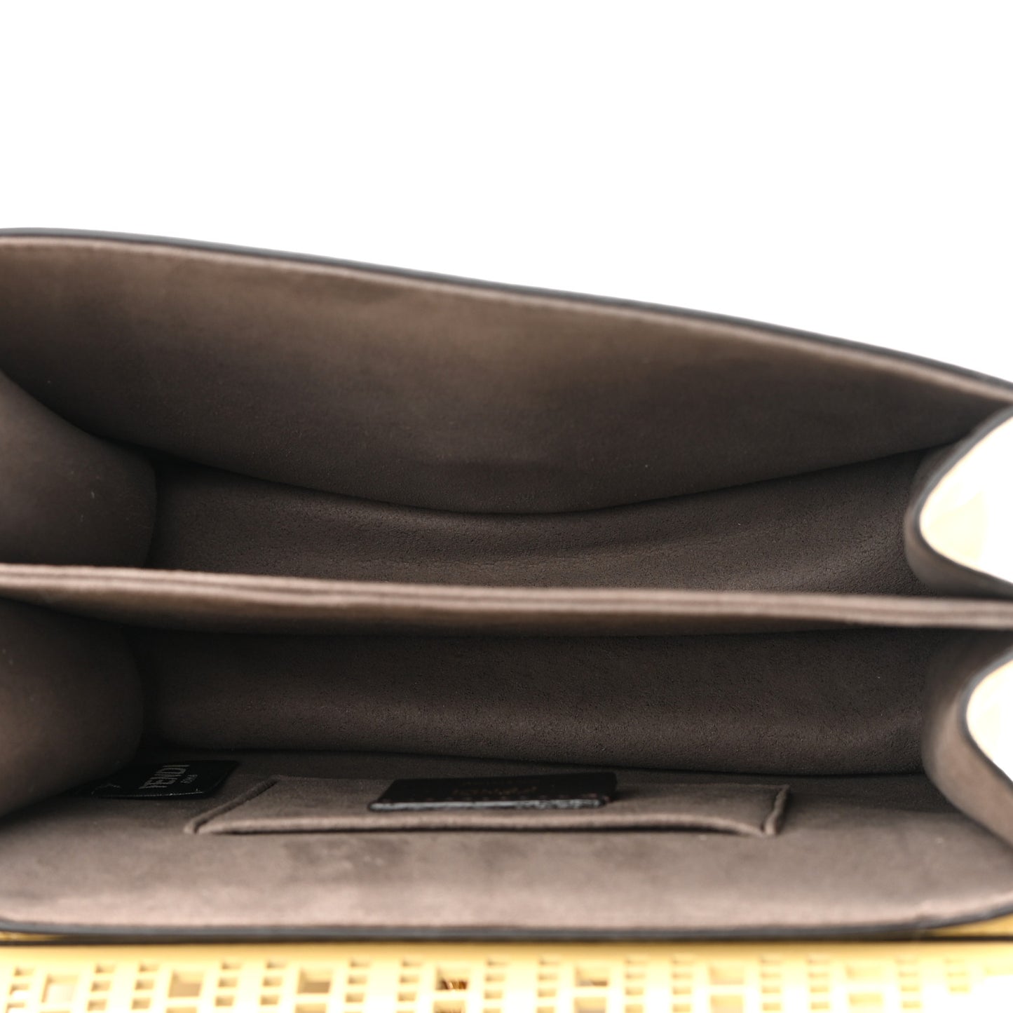 Vitello Grace Openwork Small Kan I Shoulder Bag Banana