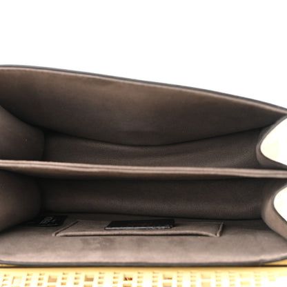 Fendi Vitello Grace Openwork Small Kan I Shoulder Bag Banana 6 of 11