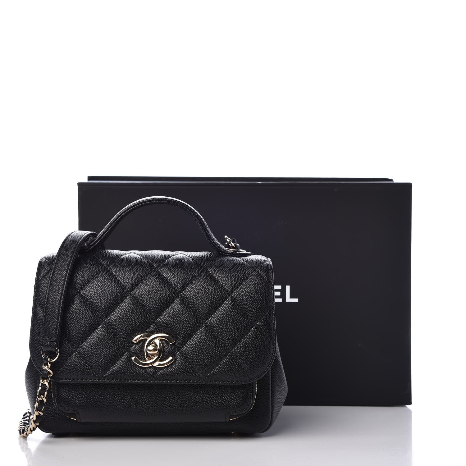 Chanel Caviar Quilted Small Business Affinity Flap Black 8 of 8