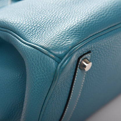 Hermes Togo Birkin 35 Blue Jean 33 of 38