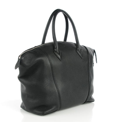 Louis Vuitton Veau Cachemire Soft Lockit MM Black 3 of 8
