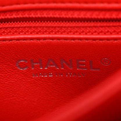 Chanel Lambskin Quilted Small Trendy CC Flap Dual Handle Bag Red 6 of 12