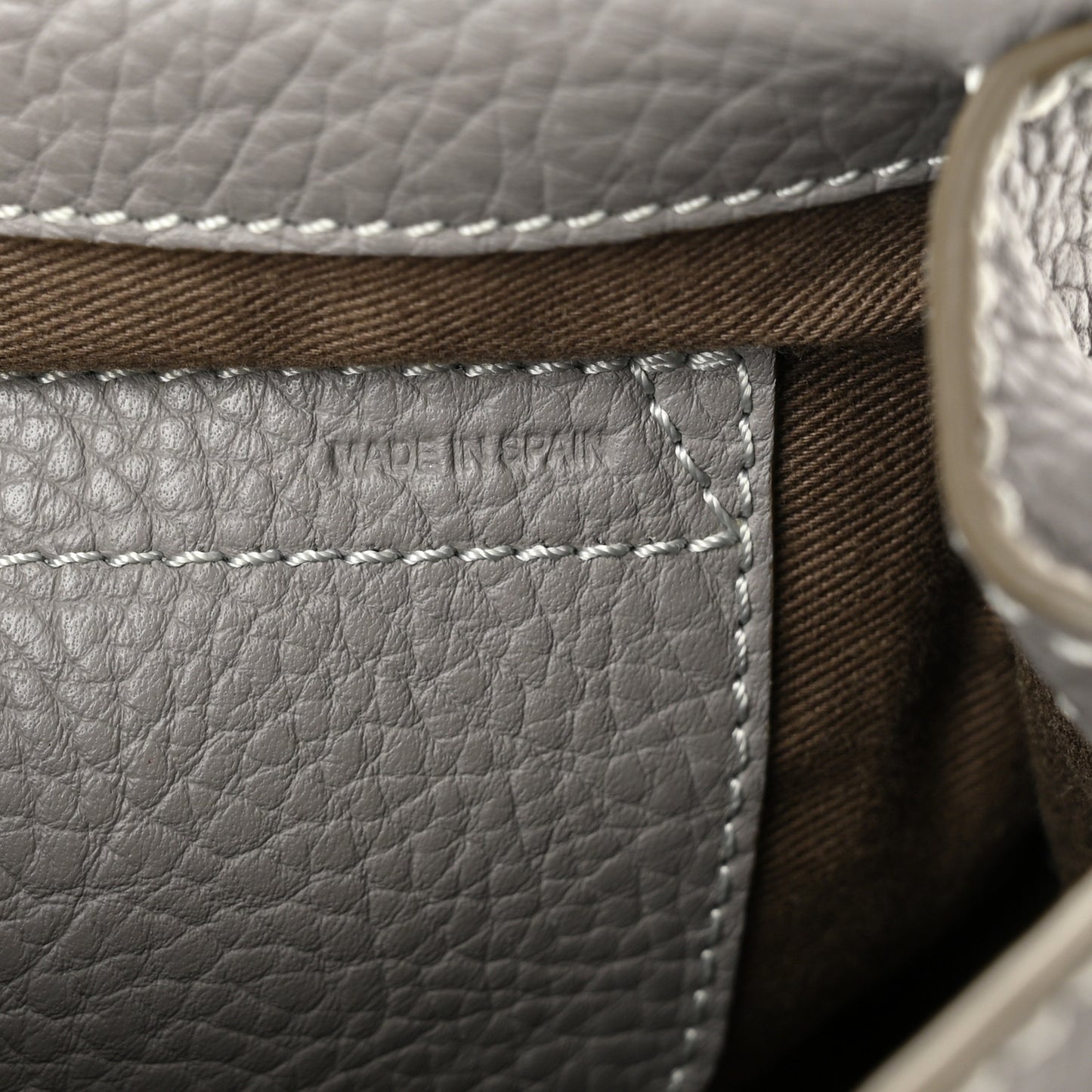 Calfskin Mini Marcie Round Crossbody Bag Cashmere Grey
