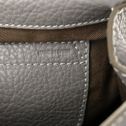 Chloe Calfskin Mini Marcie Round Crossbody Bag Cashmere Grey 6 of 12