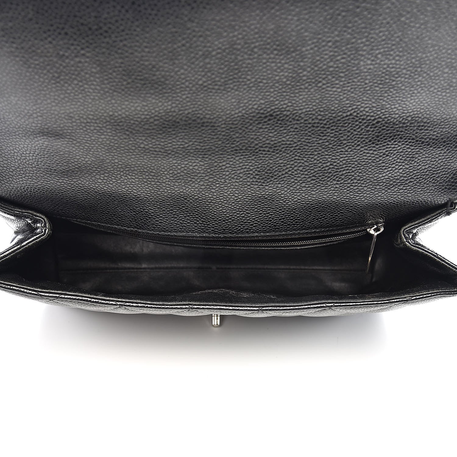 Chanel Caviar Quilted Jumbo Kelly Flap Black 5 of 16
