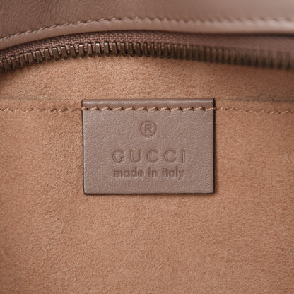 Gucci Calfskin Matelasse Small GG Marmont Chain Shoulder Bag Taupe 6 of 7