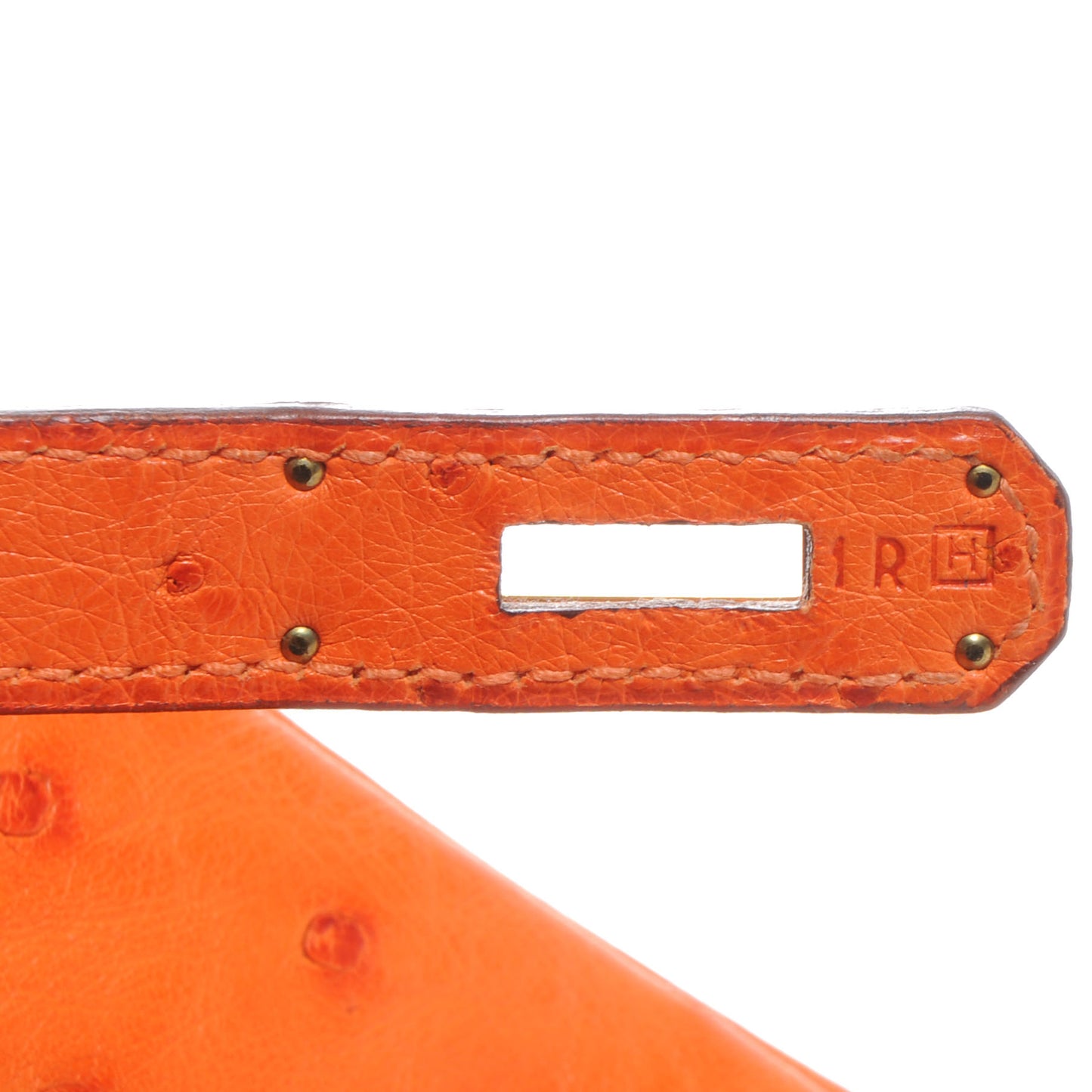 Ostrich Birkin 35 Orange